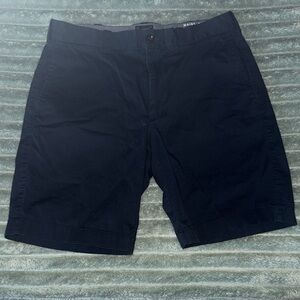 J. Crew Dark Blue Flat Front Shorts